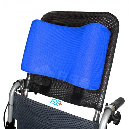 富士康 輪椅頭靠組 頭靠可調角度 頭靠枕藍色(不適用於方形骨架輪椅)