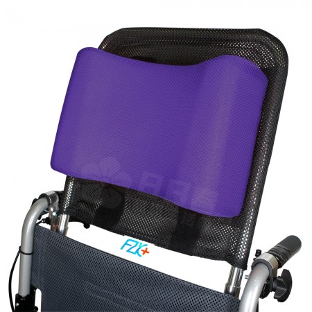 富士康 輪椅頭靠組 頭靠可調角度 頭靠枕紫色(不適用於方形骨架輪椅)