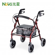 【光星NOVA】鋁製四輪助行車 V4206 散步車 購物車